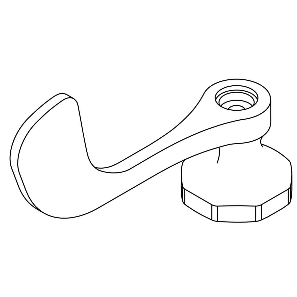 Kohler Genuine Parts Handle,wristblade - Polished Chrome by Kohler Genuine Parts