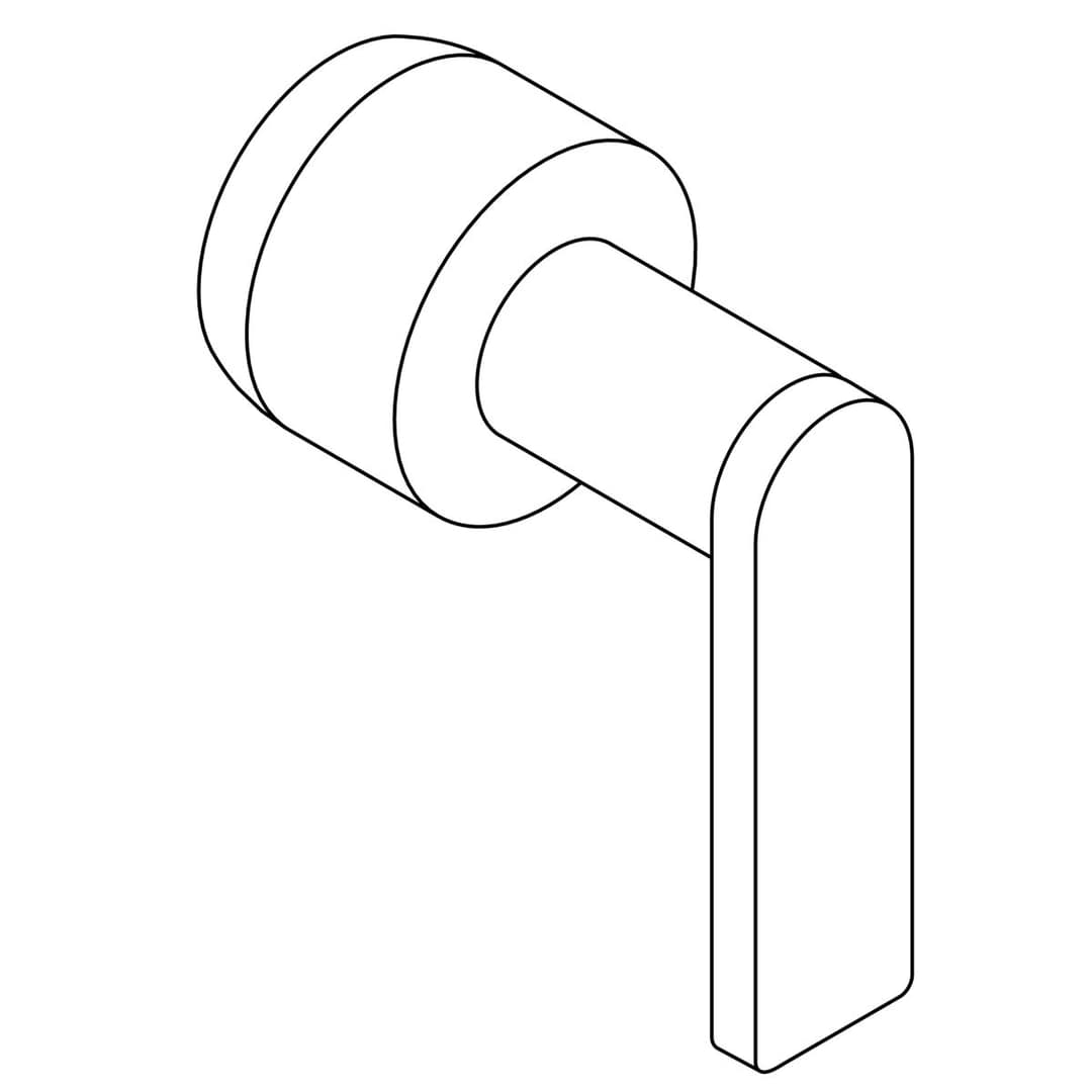 Kohler Genuine Parts Assembly, Handle, Lever - Vibrant Titanium by Kohler Genuine Parts