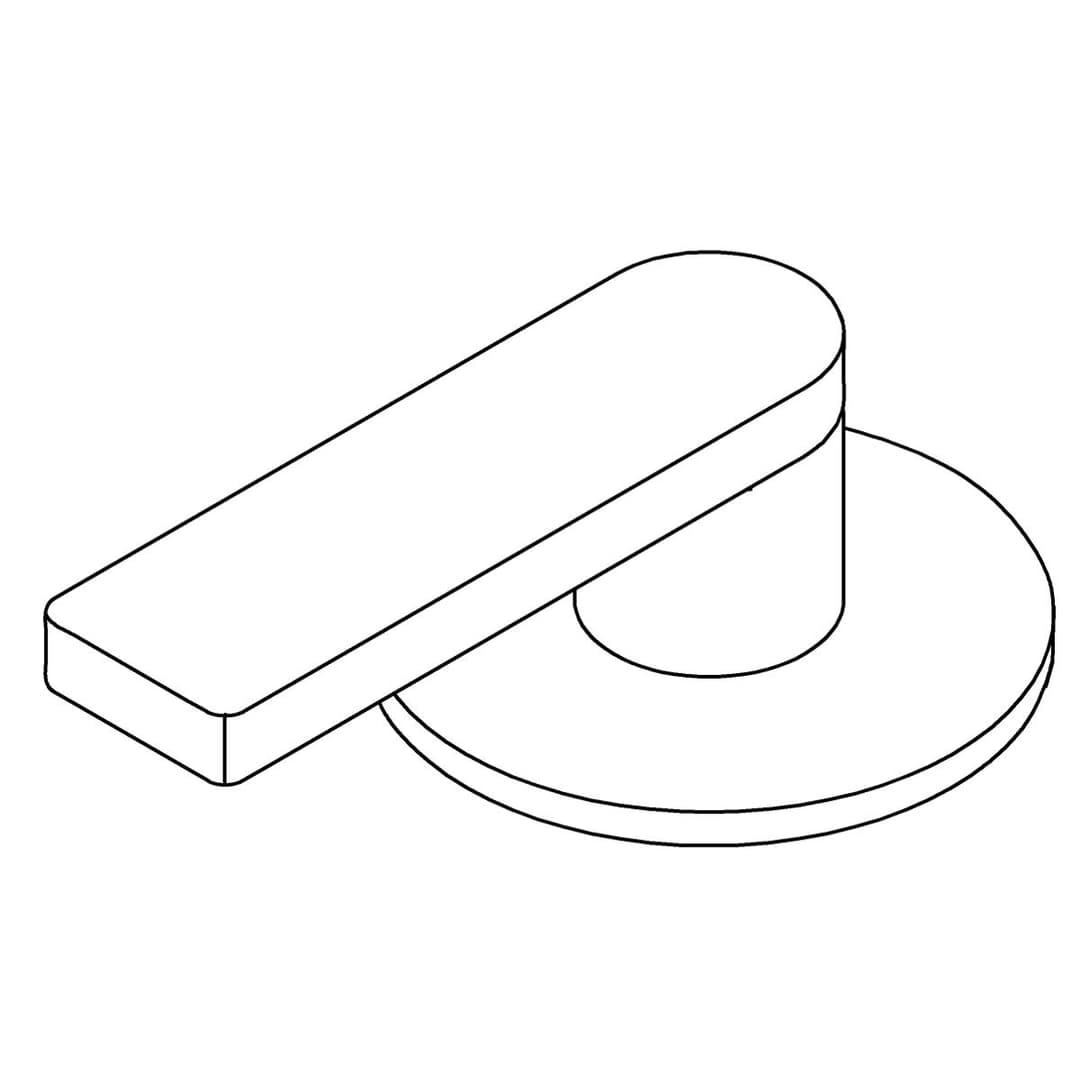 Kohler Genuine Parts Lever Handle Assembly - Vibrant Titanium by Kohler Genuine Parts
