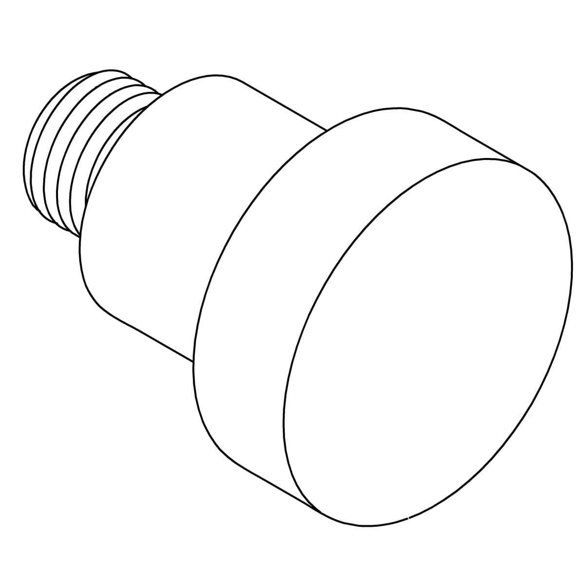 Kohler Genuine Parts Knob, LIFT - Vibrant Brushed Nickel by Kohler Genuine Parts