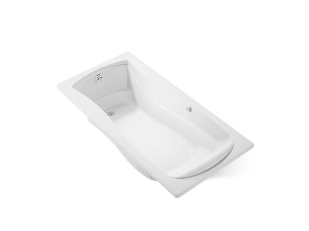 Kohler Mariposa 72-1/4'' x 36-1/4'' drop-in Heated BubbleMassageE air bath - White by Kohler