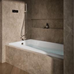 Kohler Mariposa 72'' x 36'' alcove Heated BubbleMassageE air bath, left drain - White - image 2