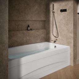 Kohler Mariposa 72'' x 36'' alcove whirlpool bath, right drain - White - image 2