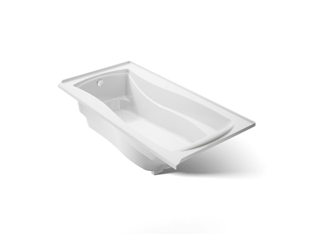 Kohler Mariposa 72'' x 36'' alcove bath, left drain - White by Kohler