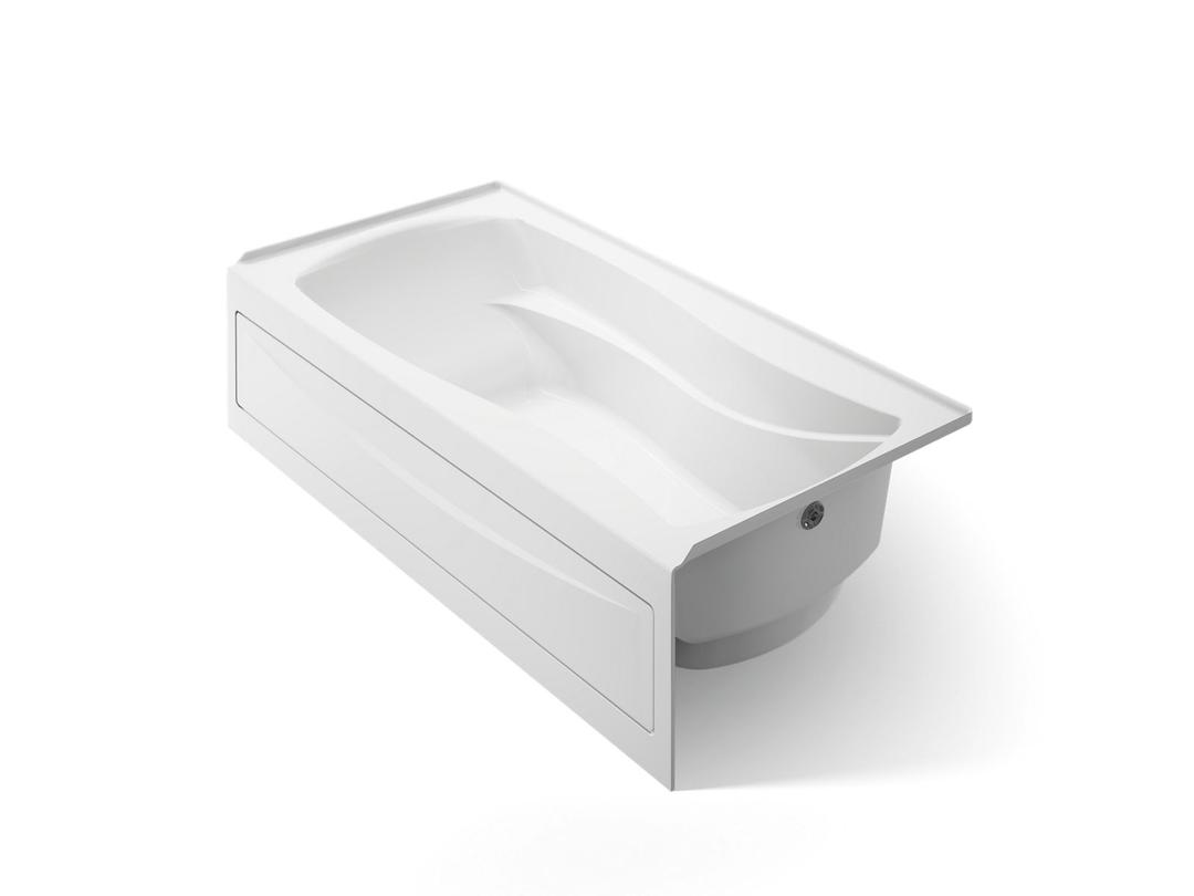 Kohler Mariposa 72'' x 36'' alcove bath, right drain - White by Kohler