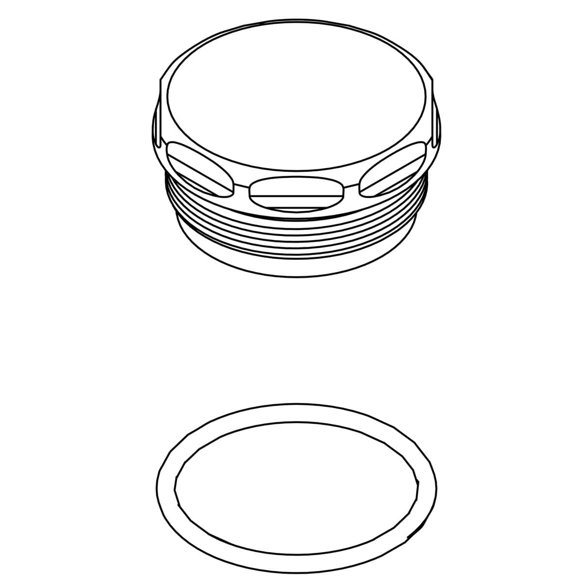 Kohler Genuine Parts KIT, Flush Valve Cover - Polished Chrome by Kohler Genuine Parts
