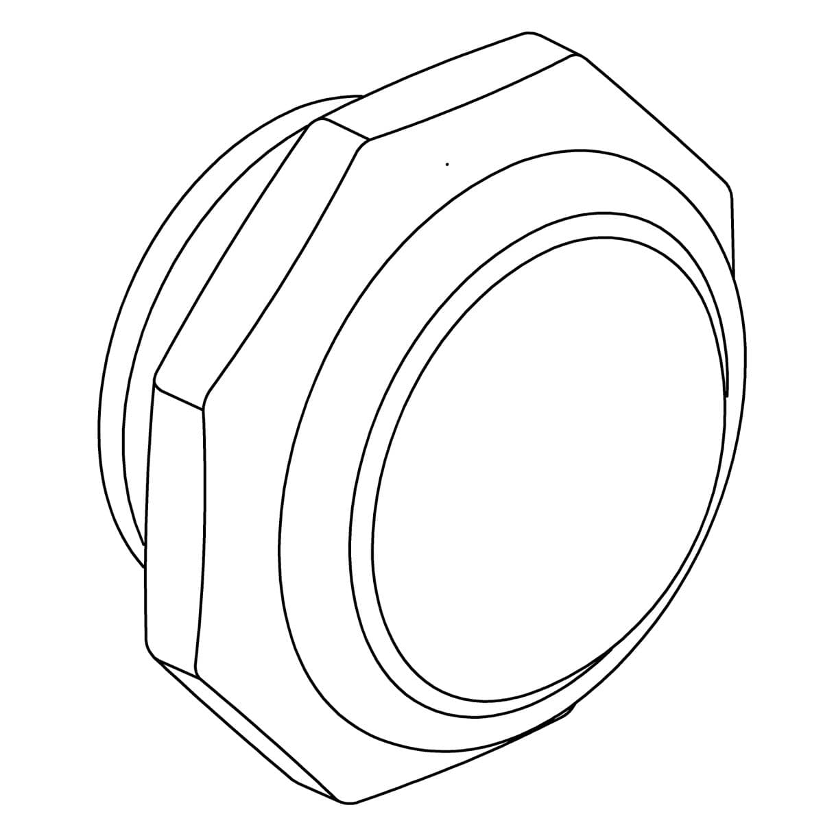 Kohler Genuine Parts PLUG Button - Vibrant Brushed Nickel by Kohler Genuine Parts