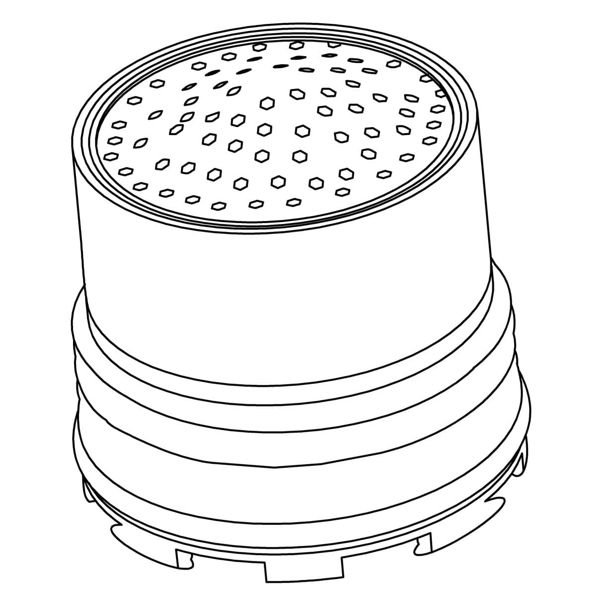 Kohler Genuine Parts Aerator, Laminar, Cache, Small, 1.2 GPM by Kohler Genuine Parts