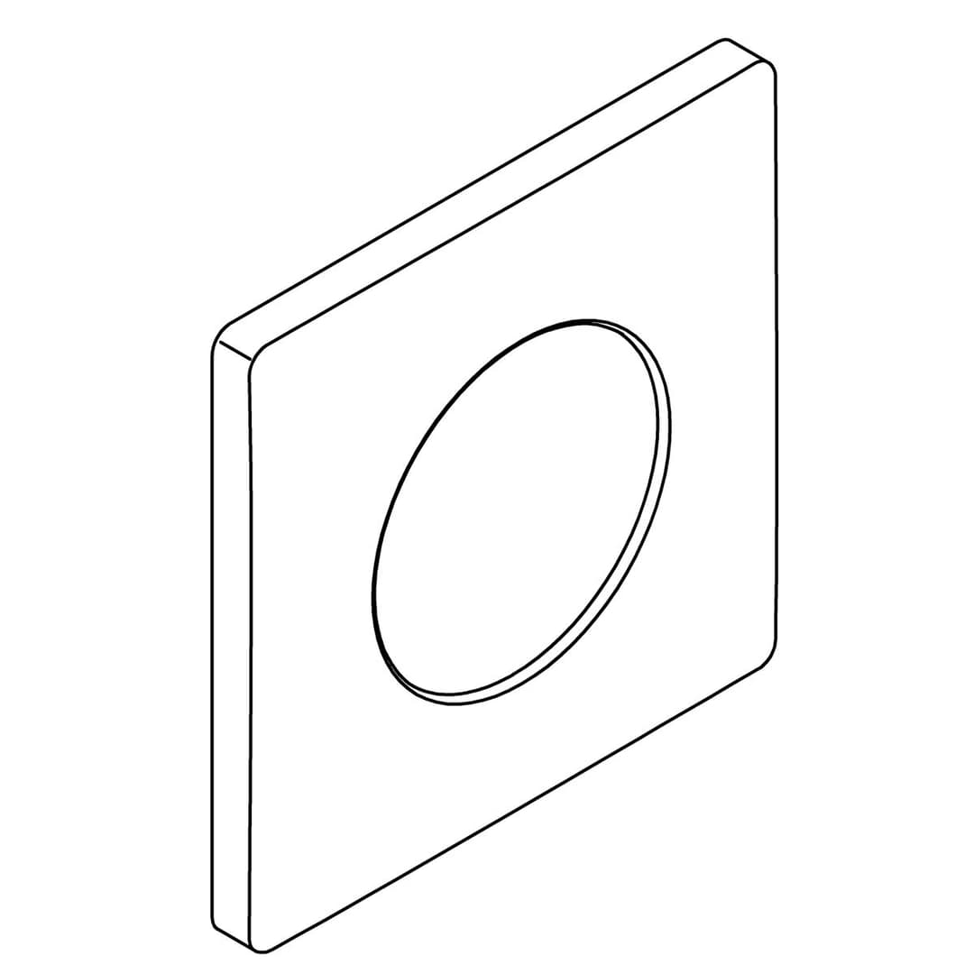 Kohler Genuine Parts Escutcheon - Polished Chrome by Kohler Genuine Parts