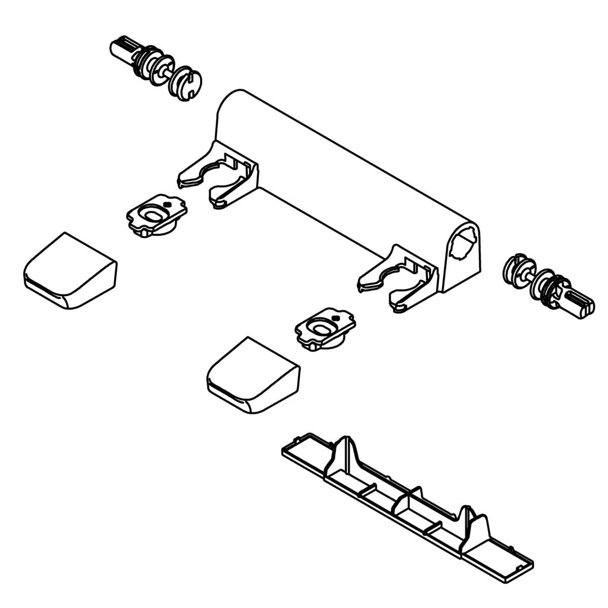 Kohler Genuine Parts Hinge KIT - White by Kohler Genuine Parts