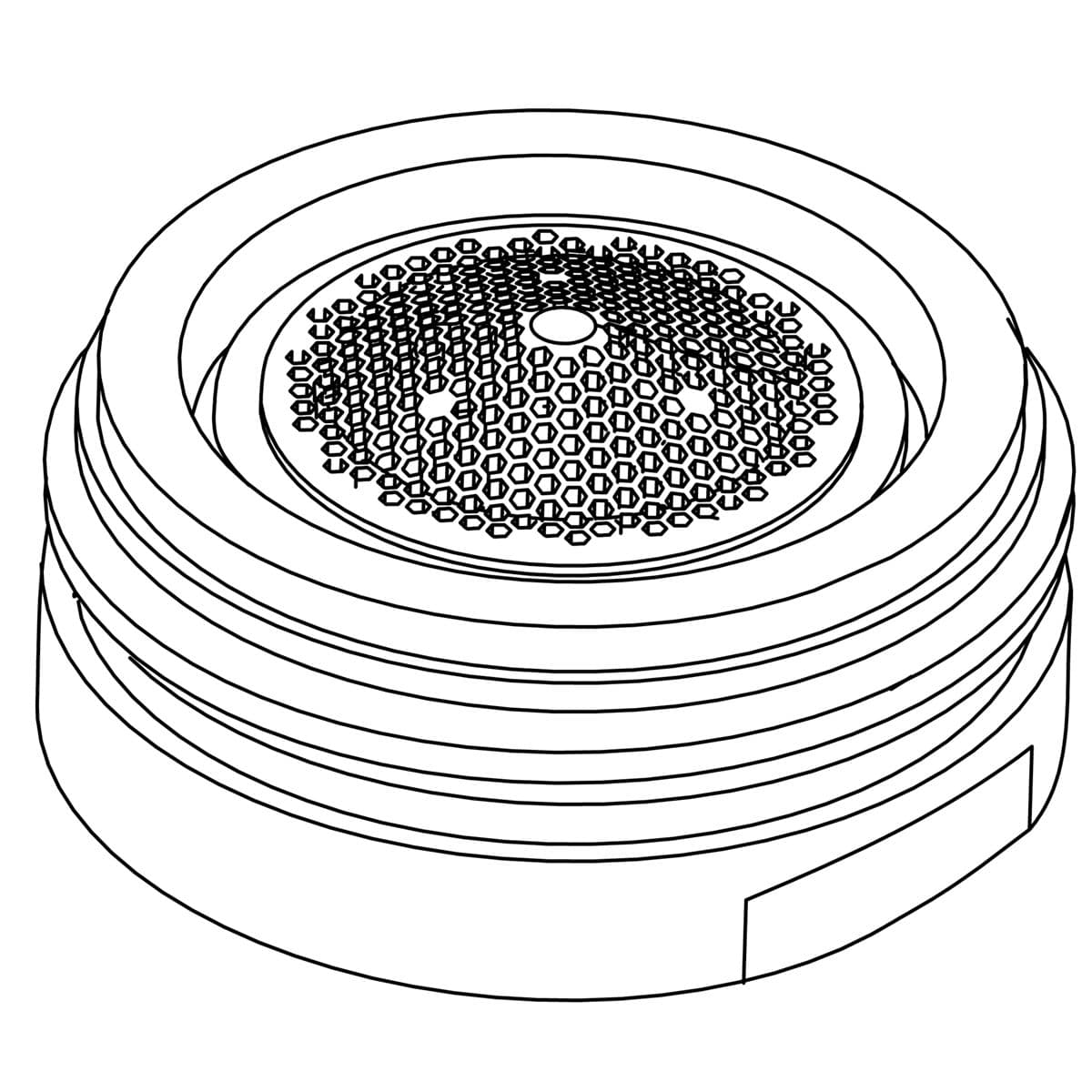 Kohler Genuine Parts Aerator, Shorty, 1.2 GPM - Vibrant Brushed Moderne Brass by Kohler Genuine Parts