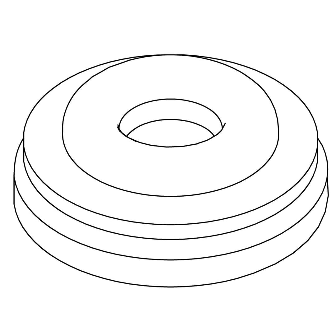 Kohler Genuine Parts Grommet, Flexible, 1/2 ID by Kohler Genuine Parts