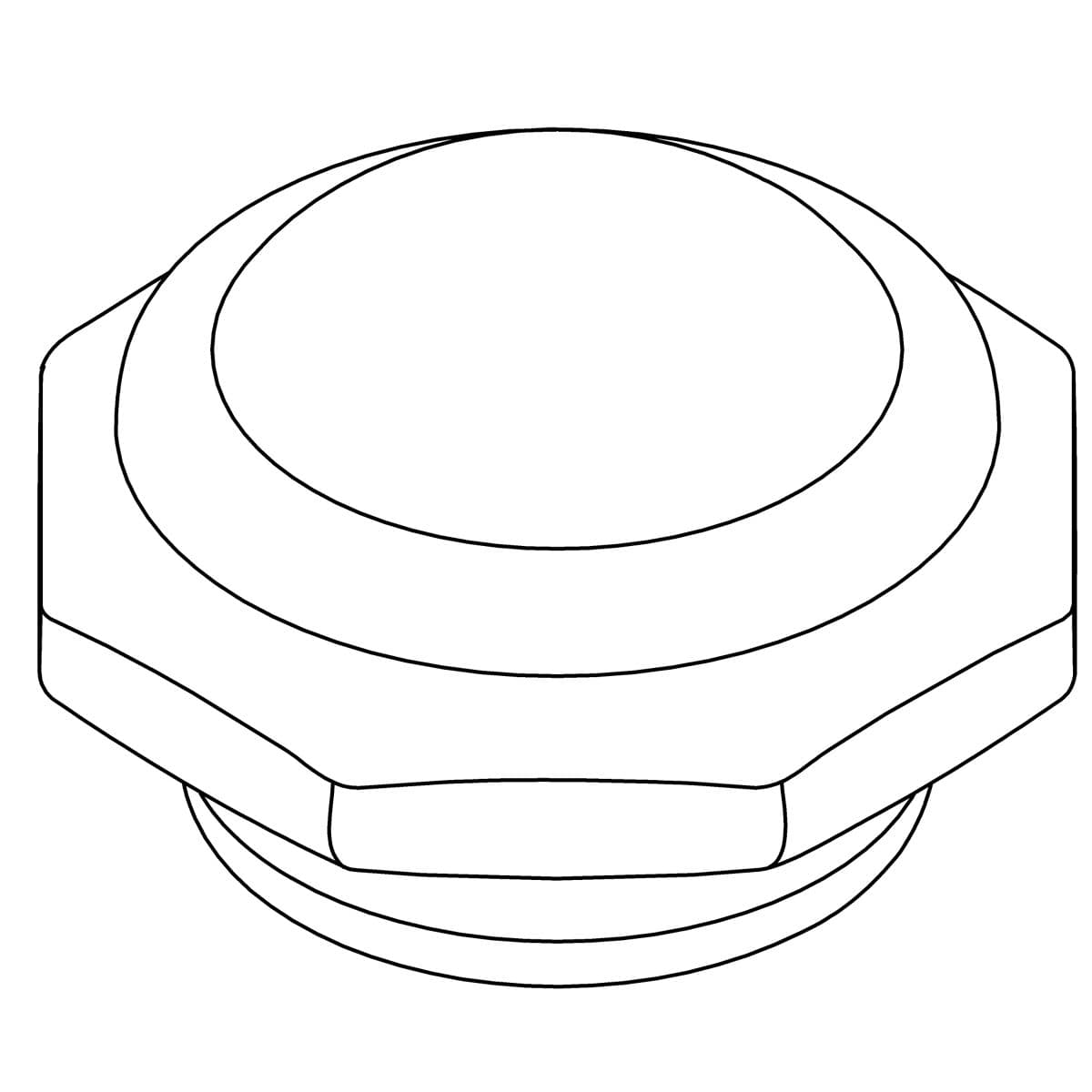 Kohler Genuine Parts PLUG Button Assembly - Polished Chrome by Kohler Genuine Parts