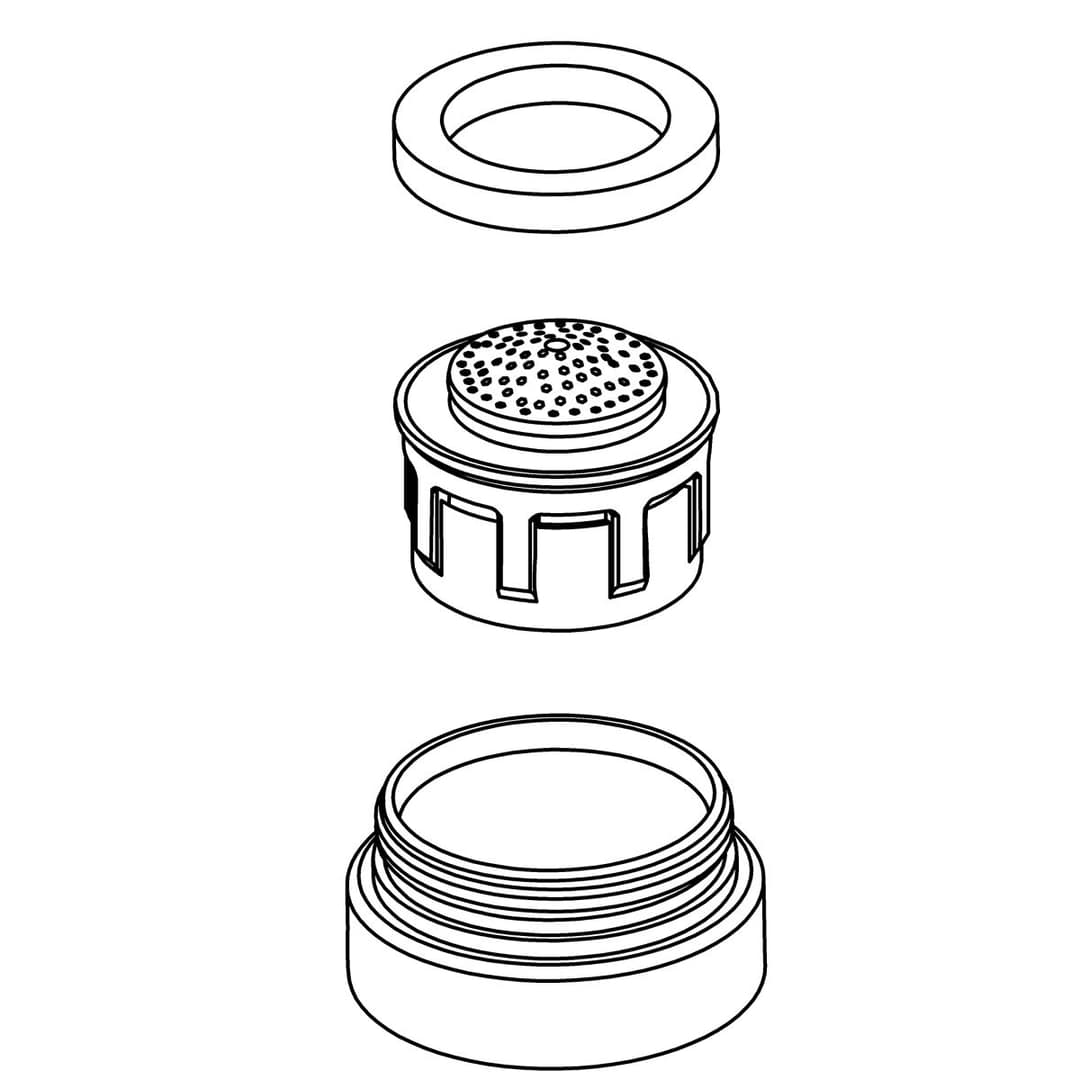 Kohler Genuine Parts KIT, 1.75 GPM Aerator KIT - Polished Chrome by Kohler Genuine Parts