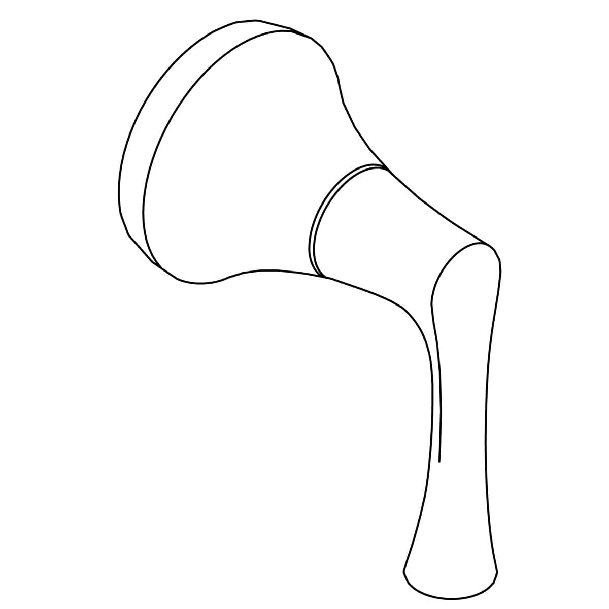 Kohler Genuine Parts Assembly, Handle - Matte Black by Kohler Genuine Parts