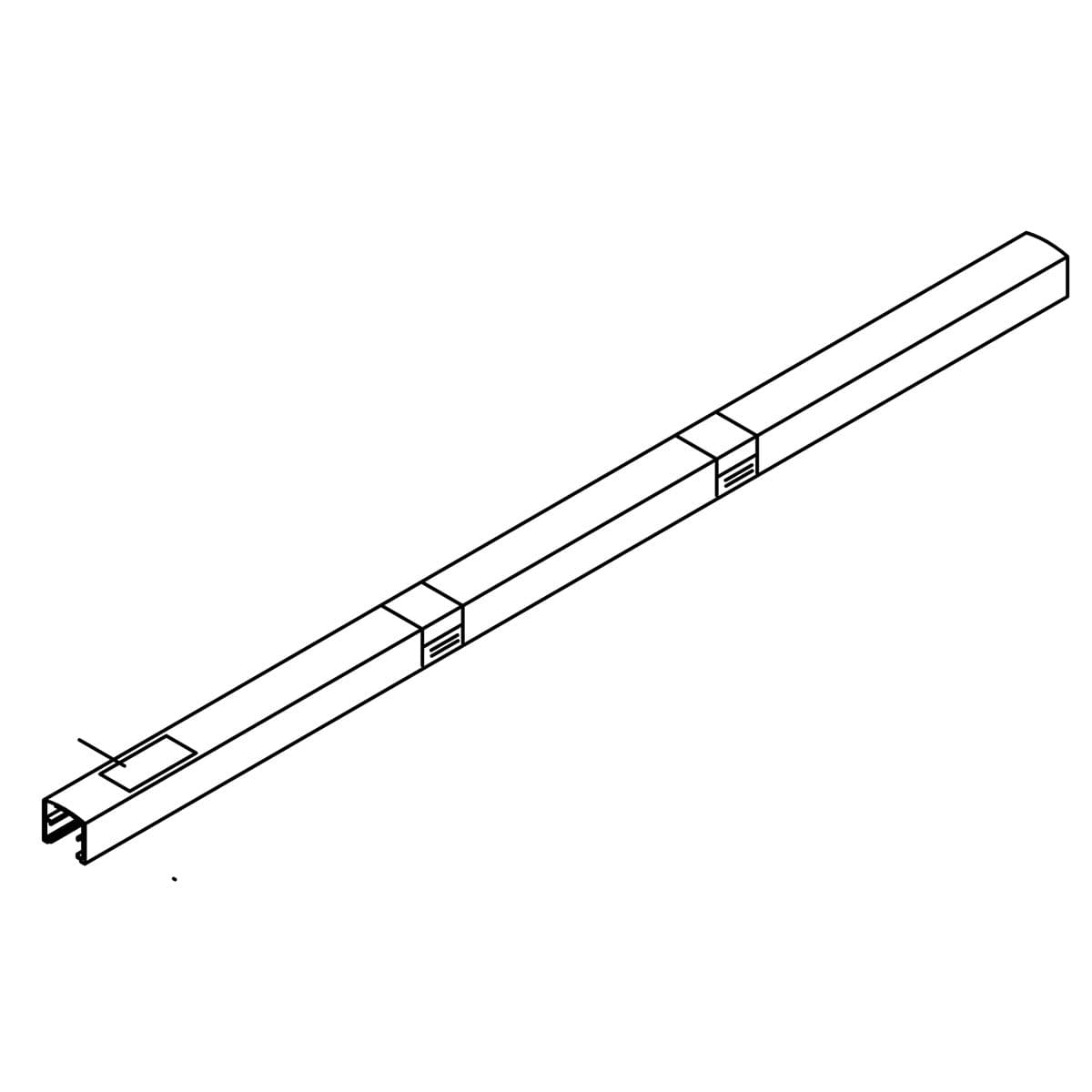 Kohler Genuine Parts Assembly, TOP Track - Anodized Brushed Nickel by Kohler Genuine Parts