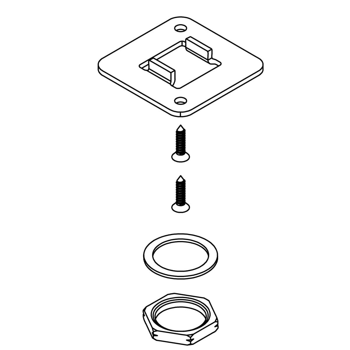 Kohler Genuine Parts Spout Mounting Hardware KIT by Kohler Genuine Parts