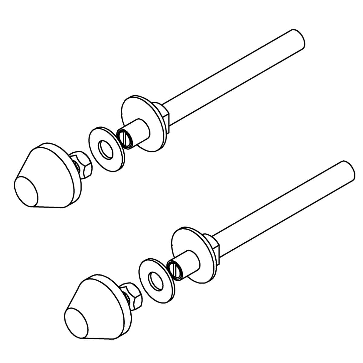 Kit, Toilet Bolts by Kohler Genuine Parts