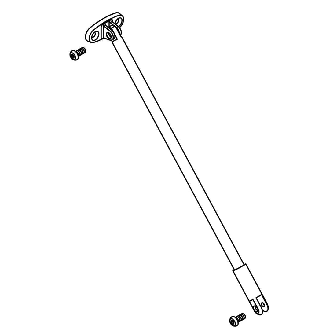 Kohler Genuine Parts WALL Brace Assembly KIT - Polished Chrome by Kohler Genuine Parts