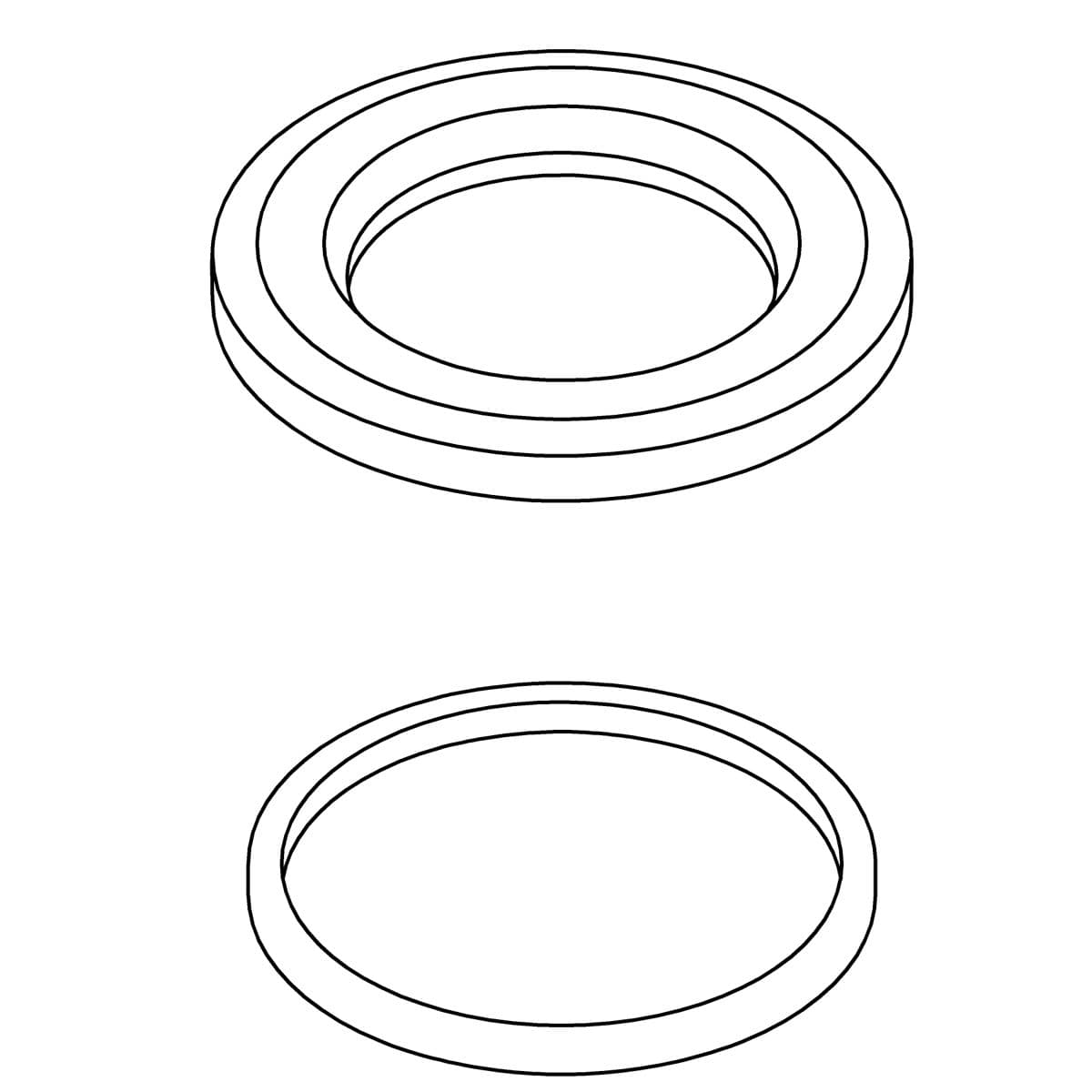 Kohler Genuine Parts Escutcheon KIT - Matte Black by Kohler Genuine Parts
