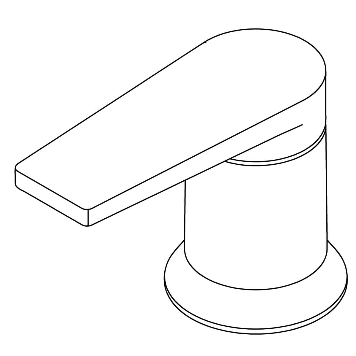 Kohler Genuine Parts Assembly, Handle - Vibrant Brushed Moderne Brass by Kohler Genuine Parts