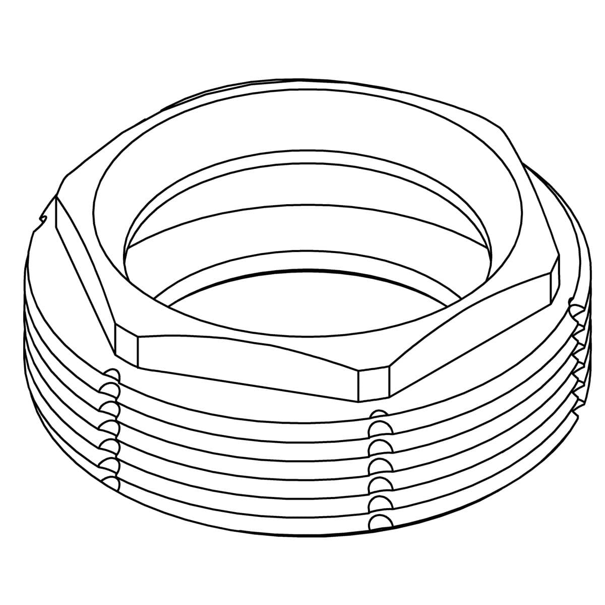 Nut,Hex,M37 by Kohler Genuine Parts