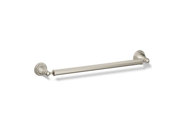 Kohler Pinstripe 18'' towel bar - Vibrant Brushed Nickel