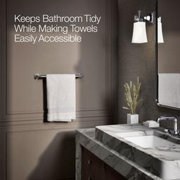 Kohler Pinstripe 18'' towel bar - Polished Chrome - image 4