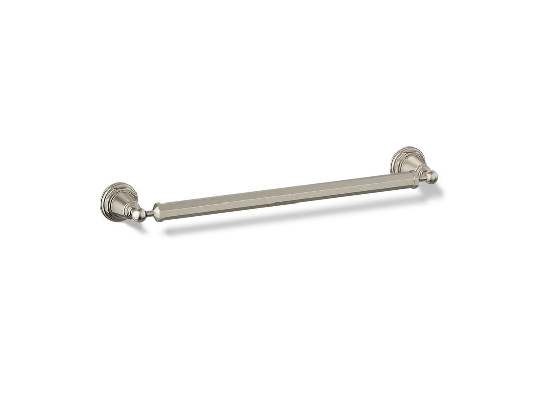 Kohler Pinstripe 18'' towel bar - Vibrant Polished Nickel by Kohler