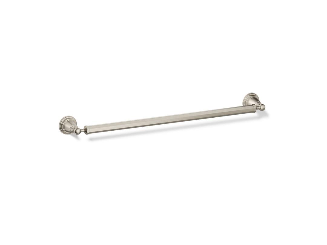 Kohler Pinstripe 24'' towel bar - Vibrant Brushed Nickel by Kohler