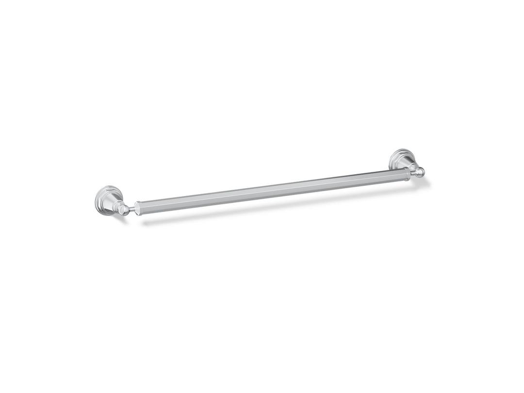 Kohler Pinstripe 24'' towel bar - Polished Chrome by Kohler