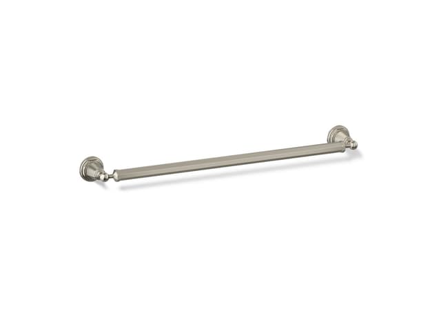 Kohler Pinstripe 24'' towel bar - Vibrant Polished Nickel