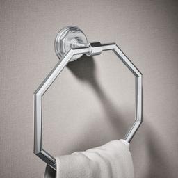 Kohler Pinstripe Towel ring - Polished Chrome - image 2