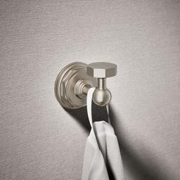 Kohler Pinstripe Robe hook - Vibrant Brushed Nickel - image 2