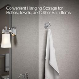 Kohler Pinstripe Robe hook - Polished Chrome - image 4