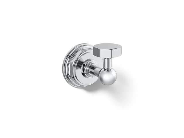 Kohler Pinstripe Robe hook - Polished Chrome