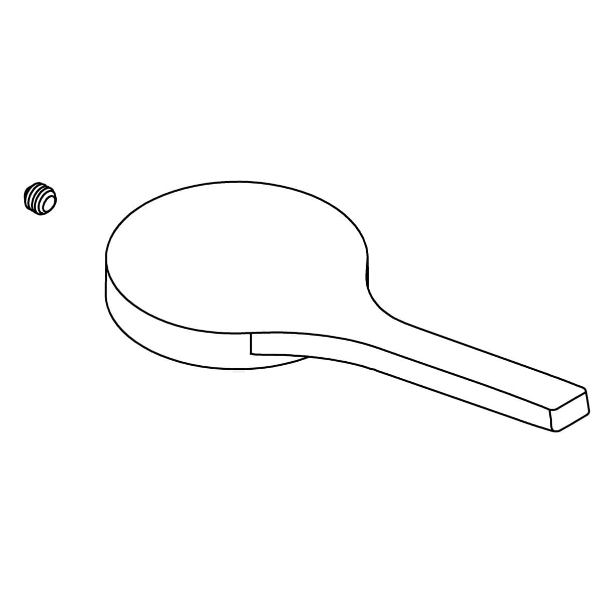 Kohler Genuine Parts Kit,handle - Vibrant Brushed Nickel by Kohler Genuine Parts