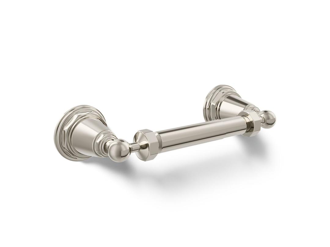 Kohler Pinstripe Toilet paper holder - Vibrant Polished Nickel by Kohler