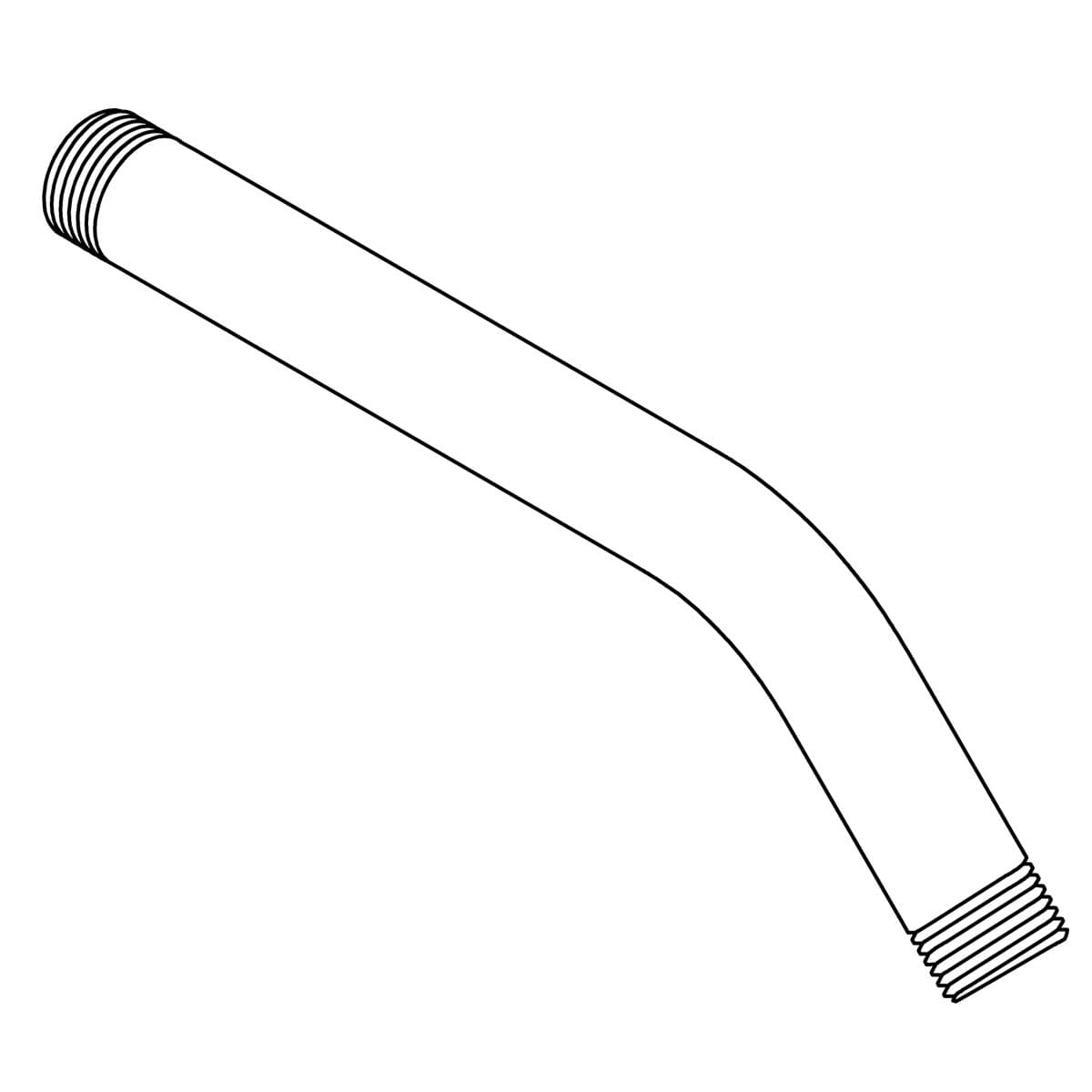 Kohler Genuine Parts Shower ARM - Matte Black by Kohler Genuine Parts
