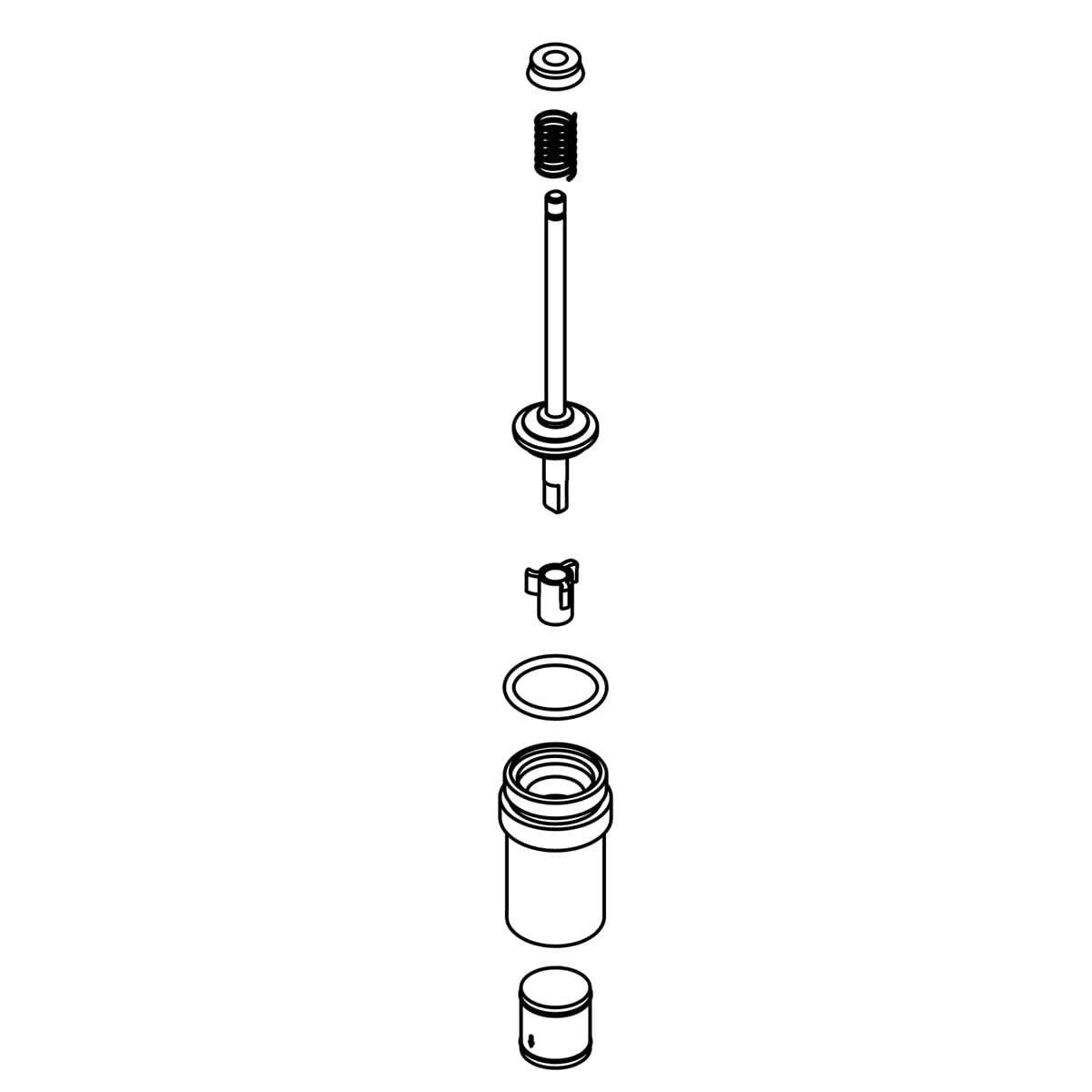 Kohler Genuine Parts Diverter Assembly KIT - Polished Chrome by Kohler Genuine Parts
