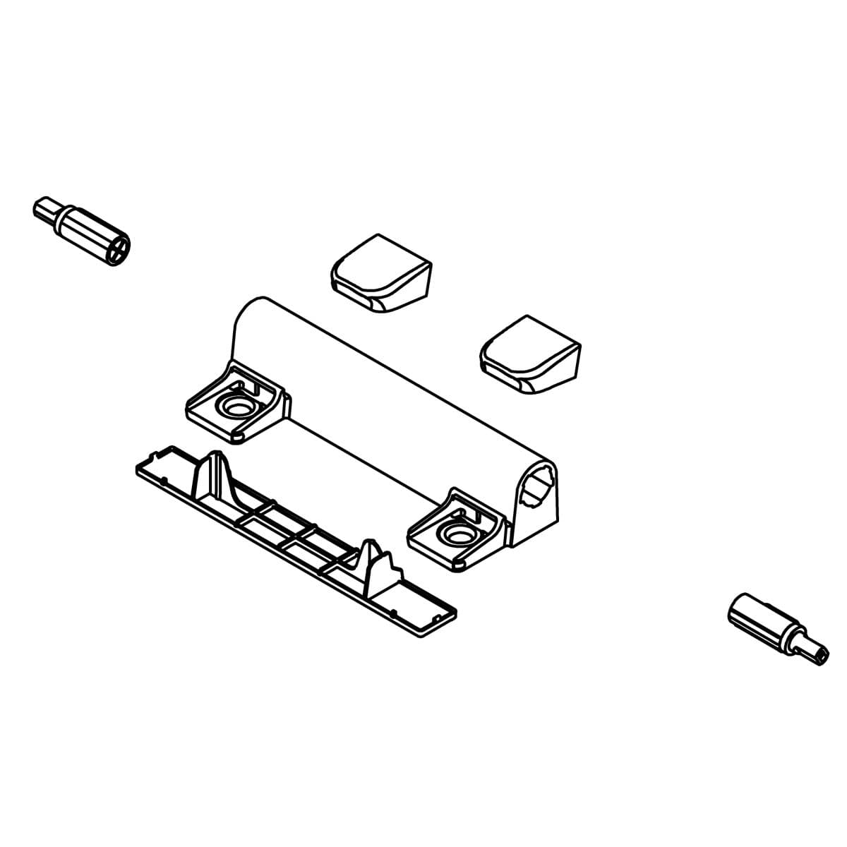 Kohler Genuine Parts Hinge Service KIT, Quiet-close - White by Kohler Genuine Parts