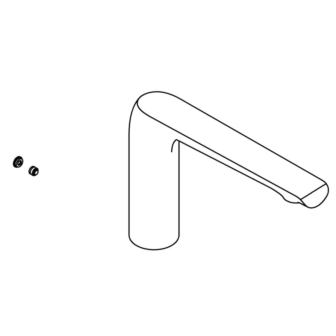 Kohler Genuine Parts Assembly, Spout - Polished Chrome by Kohler Genuine Parts