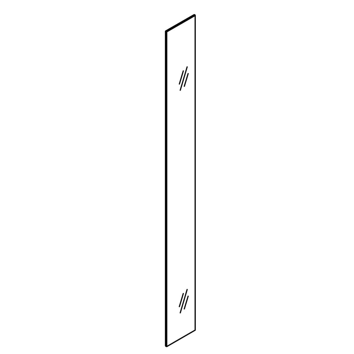 Kohler Genuine Parts Gls:frosted:0h:1/4 X 6.625 X 72.844 by Kohler Genuine Parts