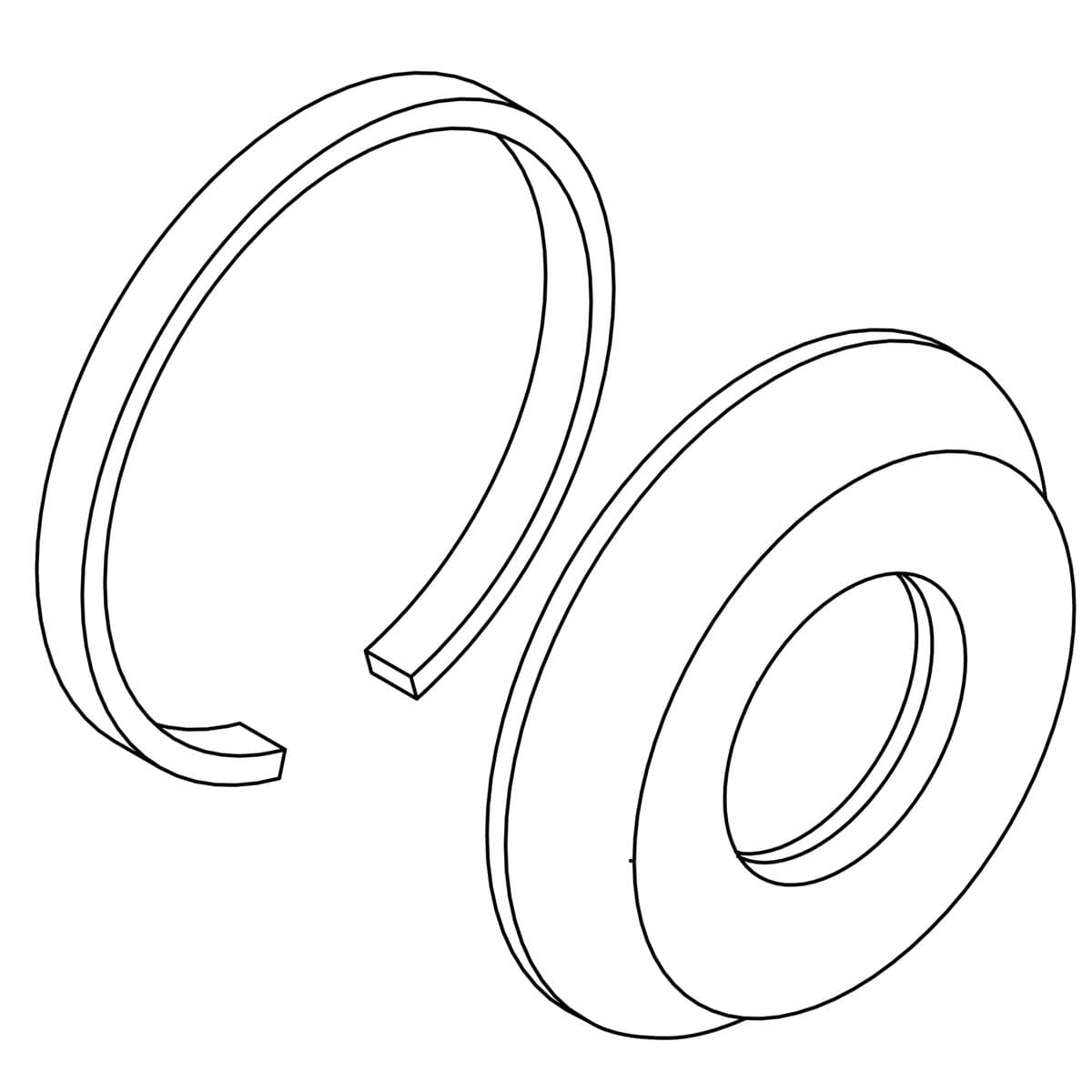 Kohler Genuine Parts Escutcheon KIT - Matte Black by Kohler Genuine Parts
