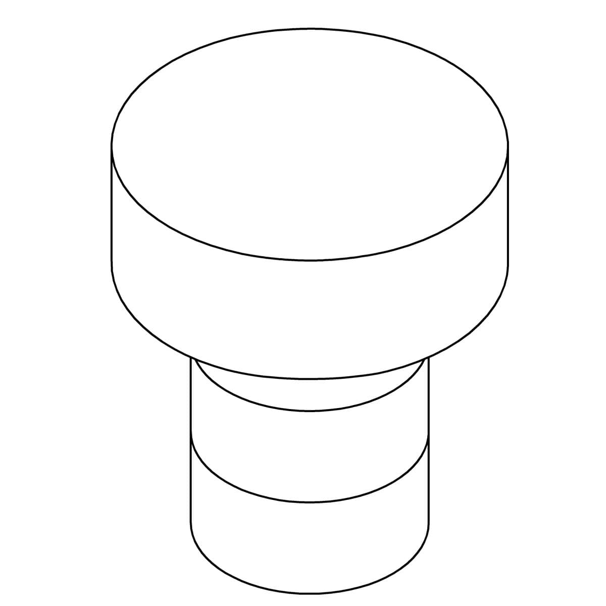 Kohler Genuine Parts KNOB - Matte Black by Kohler Genuine Parts