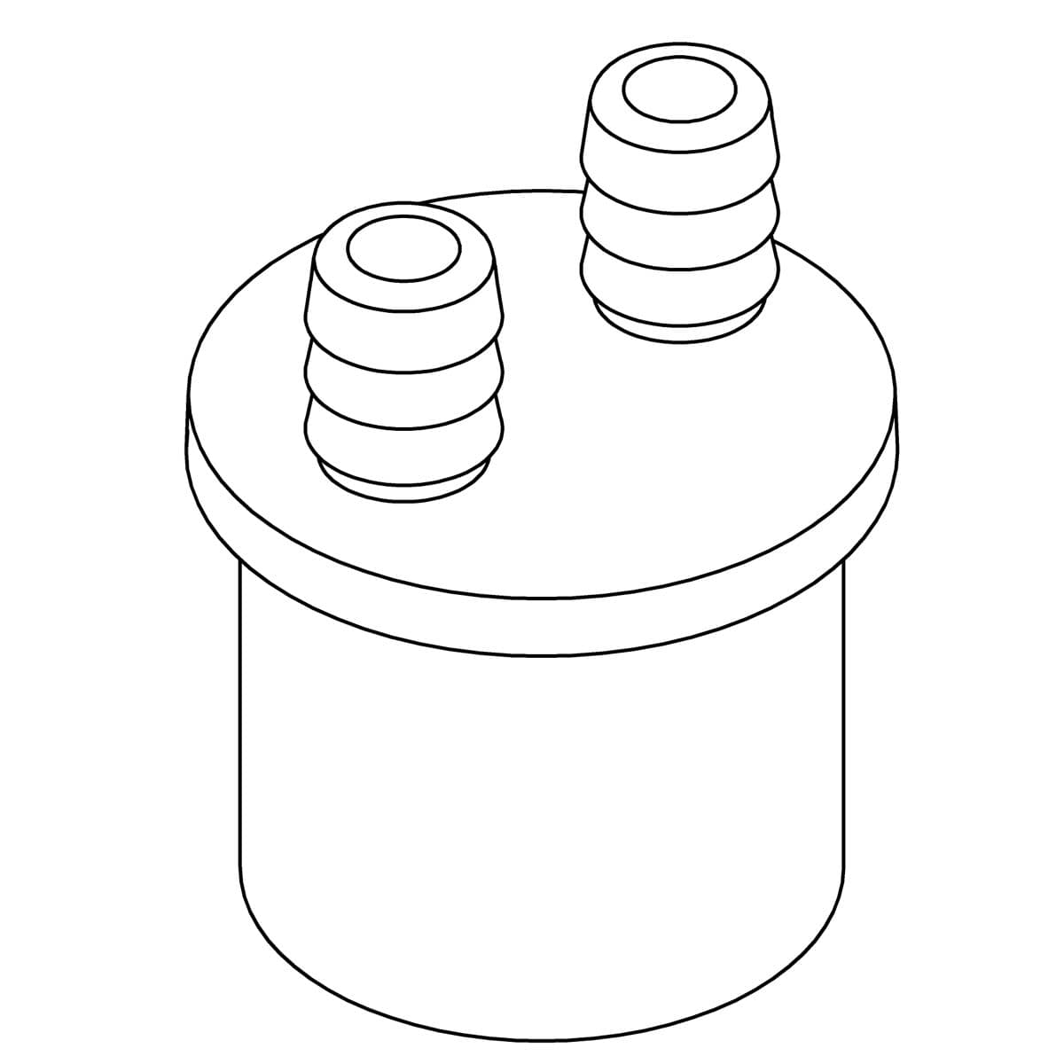 Kohler Genuine Parts KIT, Manifold, 2 BARB by Kohler Genuine Parts