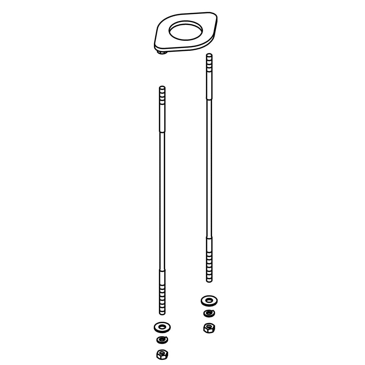 Kohler Genuine Parts Hardware Attachment KIT by Kohler Genuine Parts