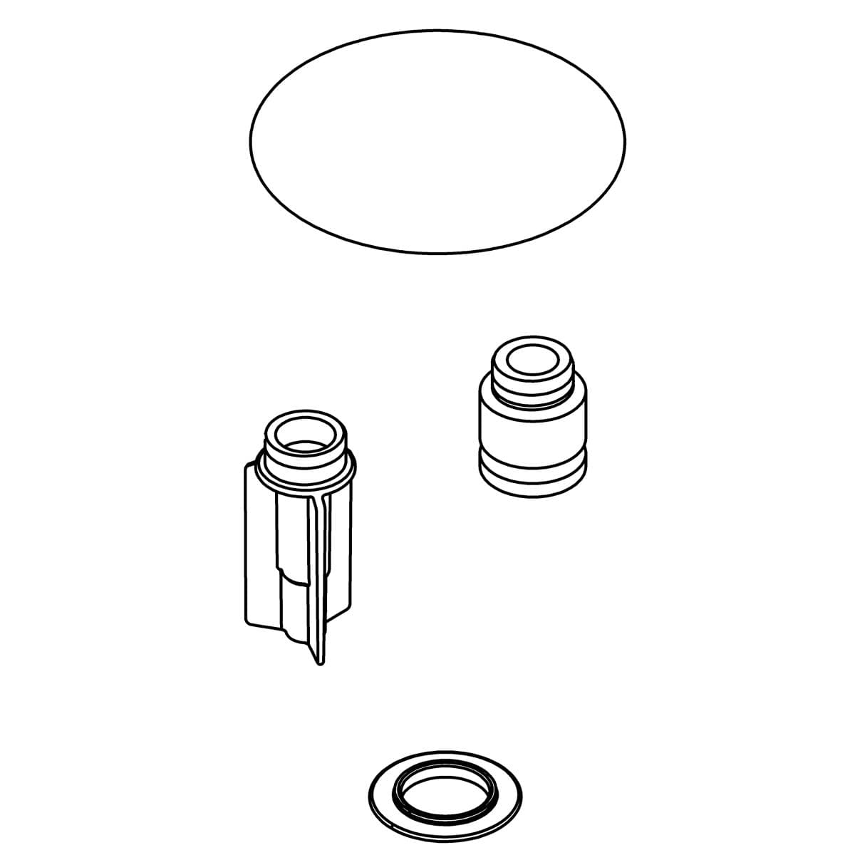 Kohler Genuine Parts Drain Cover KIT - White by Kohler Genuine Parts