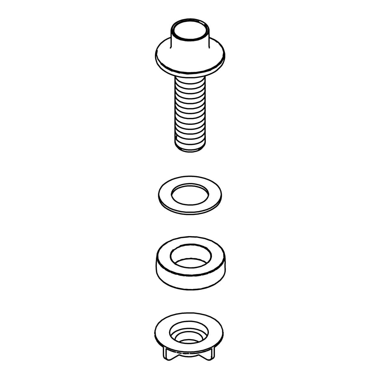 Kohler Genuine Parts Spray Holder KIT - Vibrant Brushed Moderne Brass by Kohler Genuine Parts