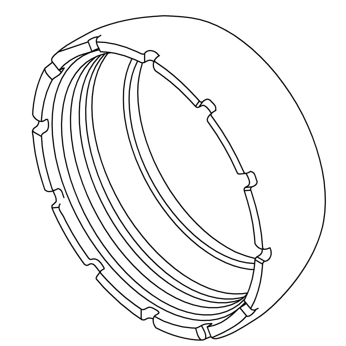 Kohler Genuine Parts Bonnet - Vibrant Brushed Moderne Brass by Kohler Genuine Parts